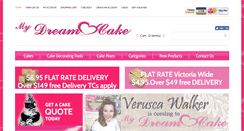 Desktop Screenshot of mydreamcake.com.au