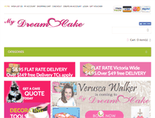 Tablet Screenshot of mydreamcake.com.au